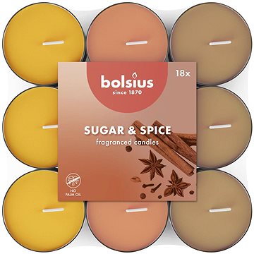 Bolsius Sugar and Spice 260 g, 18 db