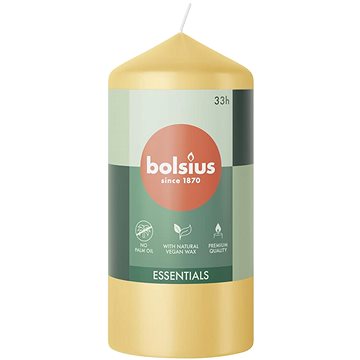 BOLSIUS Pillar Oat Beige 12 cm, 233 g