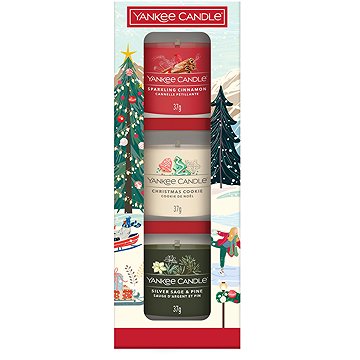 YANKEE CANDLE karácsonyi szett 2025 I, 3×37 g