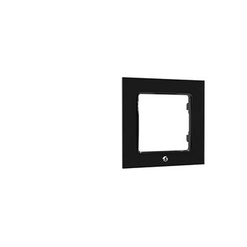 Keret Shelly WS kapcsolóhoz, fekete, (80 mm x 80 mm x 10 mm)