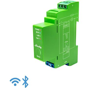 Shelly Pro fényerőszabályzó DIN sínre szerelhető, WiFi, LAN