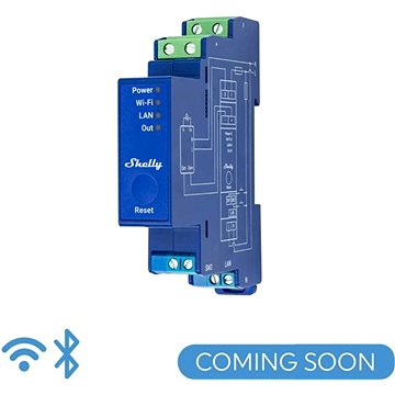 Shelly Pro 0-10 V DIN sínes dimmer, WiFi, LAN