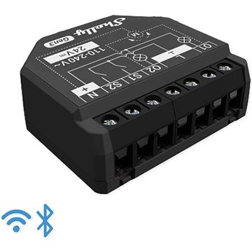 Shelly Gen3 2PM, redőnyvezérlő modul fogyasztásméréssel, Wi-Fi