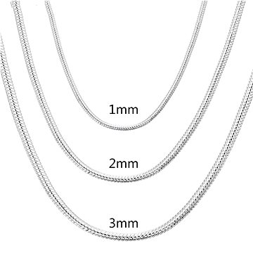 Silver Star ezüst kígyólánc 3mm - KL1 50 cm