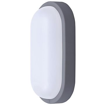 Solight LED ovális kültéri világítás, 21cm, szürke