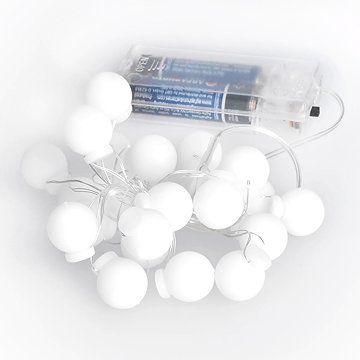 Solight LED vánoční řetěz barevné koule, 20 × LED, 2 m