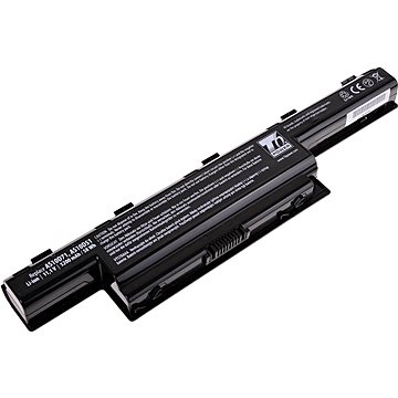 T6 Power eMachines AS10D3E kompatibilis, Li-Ion, 11,1 V, 5200 mAh (58 Wh), fekete