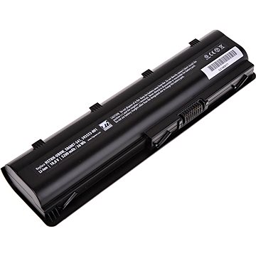 T6 Power Compaq Presario CQ58 kompatibilis, Li-Ion, 10,8 V, 5200 mAh (56 Wh), fekete