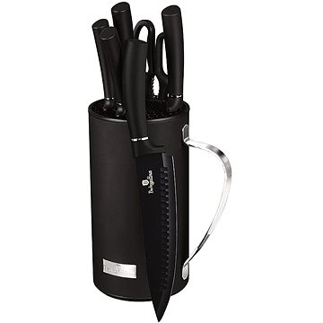 Berlingerhaus BH-2480 állvánnyal, 7 darab, Black Silver Collection