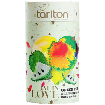 Tarlton Green Love Soursop & Rose petals, papír 100 g