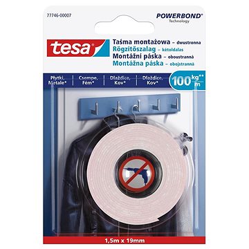 Tesa csempére és fémre, rögzítőszalag (100 kg/m)