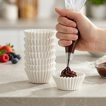 TESCOMA DELÍCIA Mini muffinpapír 4,0 cm, 200 db, fehér