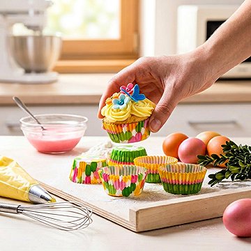 TESCOMA DELÍCIA Muffinpapír 6 cm, 60 db, tavaszi