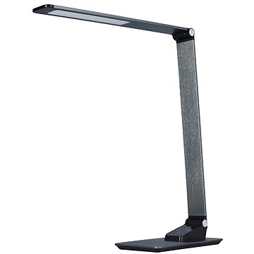 Tesla LED asztali lámpa Petra, CCT 3000-6000 K, 5 K 420 lm, w-töltő, ezüst színű
