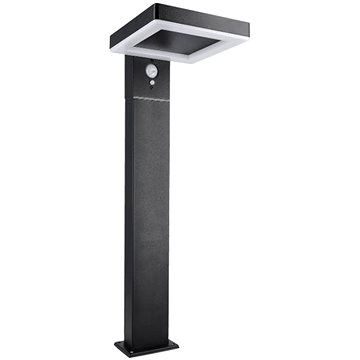 Tesla LED napelemes kerti lámpa TS101, 50 cm, akár 300 lumen, 3000 K, PIR, IP44