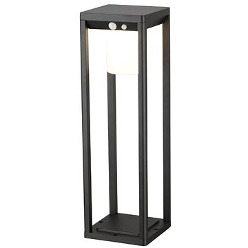 Tesla LED napelemes kerti lámpa TS201, 50 cm, akár 300 lumen, 3000 K, PIR, IP44