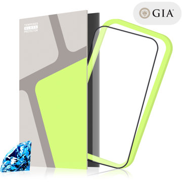 Tempered Glass Protector iPhone 16e / 14 / 13 / 13 Pro üvegfólia + GIA tanúsítvány (55 karátos), zafír