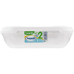Tontarelli NUVOLA 2 × 2 l, fehér, téglalap