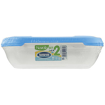 Tontarelli NUVOLA 2 × 2 l, kék, téglalap