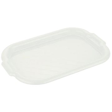 Tontarelli Téglalap alakú tálca 40 × 27,5 cm, fehér