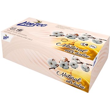 LINTEO doboz balzsammal és gyapotmagolajjal, 4 rétegben (70 db)