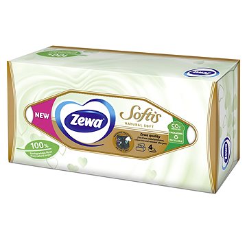 ZEWA Softis Natural Soft doboz 80 db