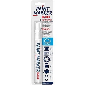 ALTECO Paint Marker fehér marker