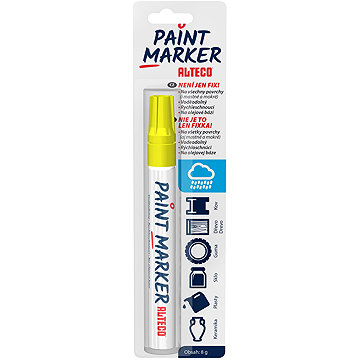 ALTECO Paint Marker sárga marker