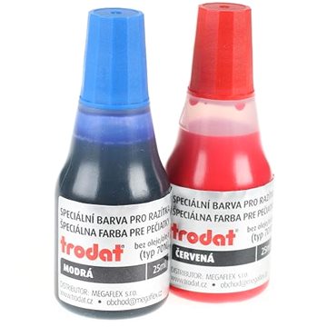 Trodat 7010 Bélyegző tinta kék + piros - 2 db