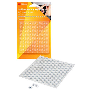 3M Bumpon Öntapadó ütközőpárna szett, 11×3,05 mm, 132 db