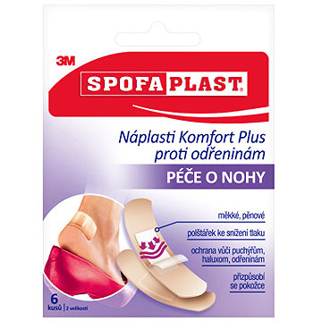 3M Spofaplast 187 Komfort Plus Sebtapasz horzsolásokra, 72×25 mm, 6 db