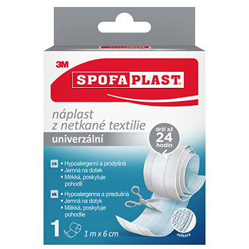 3M Spofaplast 854 Nem szőtt textil ragtapasz, 1 m × 6 cm, 1 db