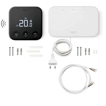 TADO vezeték nélküli okos termosztát X + Tado vezeték nélküli vevő (Starter Kit)