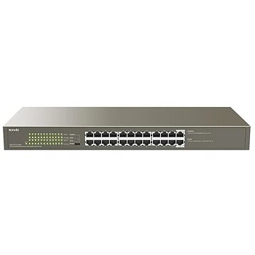 Tenda TEG1124P-24-250W PoE AT Gigabit Switch 225W, VLAN, Rackmount