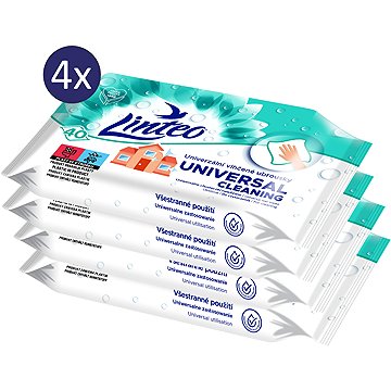 LINTEO univerzális nedves törlőkendő (4×40 db)