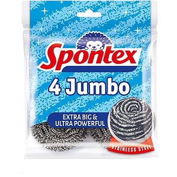 SPONTEX Jumbo fém, 4 darab