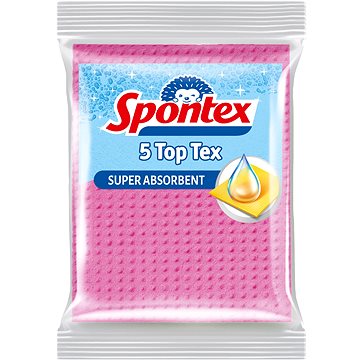SPONTEX Top Tex szivacsos törlőkendő, 5 darab