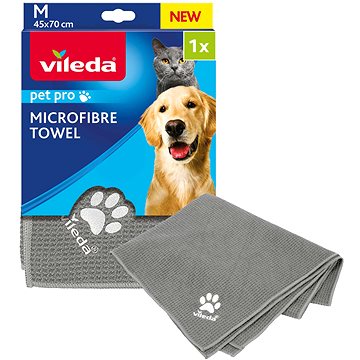 VILEDA Pet mikroszálas törölköző, szürke