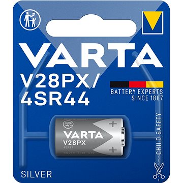 VARTA V28PX/4SR44 Speciális ezüst-oxid elem - 1 db