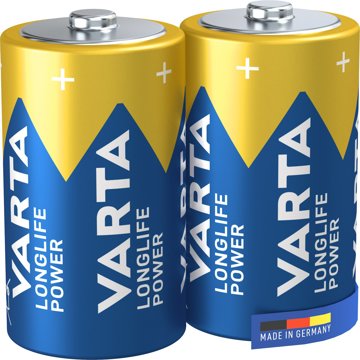 VARTA Longlife Power 2 D (Plastic free)