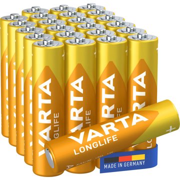VARTA Longlife 24 AAA (Plastic free CUBE Tray)
