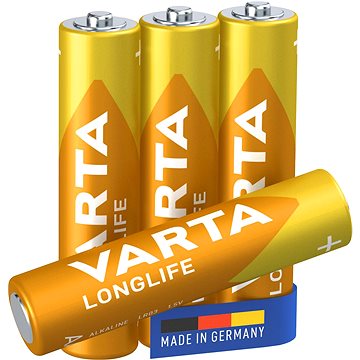 VARTA Longlife Alkáli elem AAA 4 db