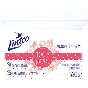 LINTEO pamut fültisztító pálcika 160 db