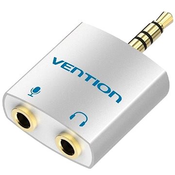 Vention 3,5mm Jack Male to 2x 3,5mm Female Audio Splitter with Separated Audio and Microphone Port - Átalakító