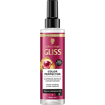 SCHWARZKOPF Gliss Color Perfector - expressz, regeneráló, 200ml