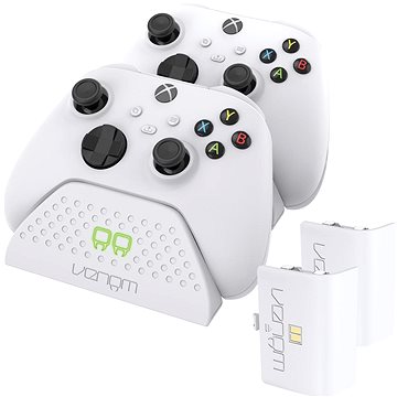 VENOM VS2871 Xbox Series S/X and One White Twin Docking Station + 2 akkumulátor