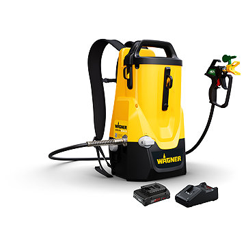 WAGNER, Control Pro 300 Move, 18 V, készlet 30 cm hosszabbító (1x2 Ah), szórópisztoly