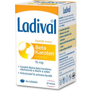 Ladival béta-karotin 15 mg, 60 kapszula
