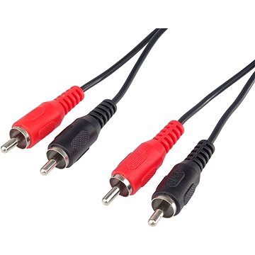 PremiumCord 2x cinch M to 2x cinch M, 3m