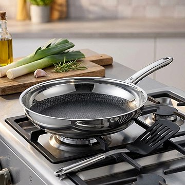 WMF 1756289990 Profi Resist serpenyő, 28 cm + fordítólapát